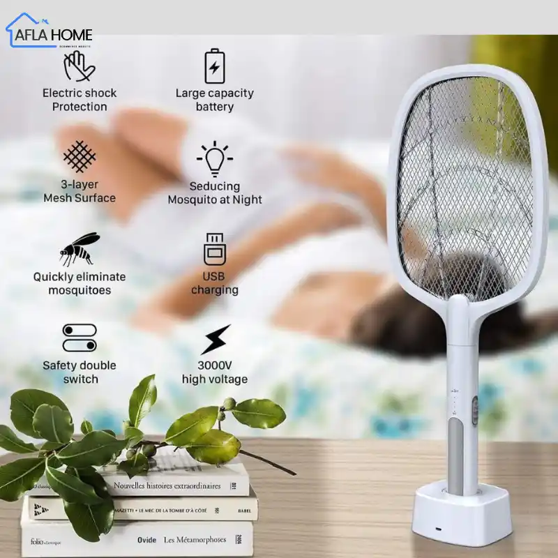 raquette anti moustiques rechargeable USB maroc