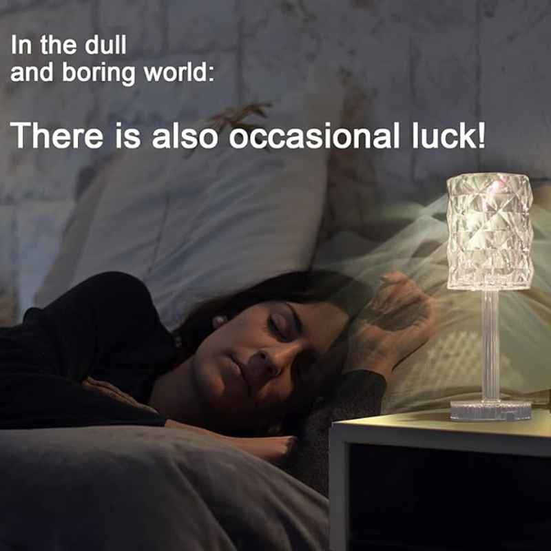 Lampe cristal Bluetooth music maroc