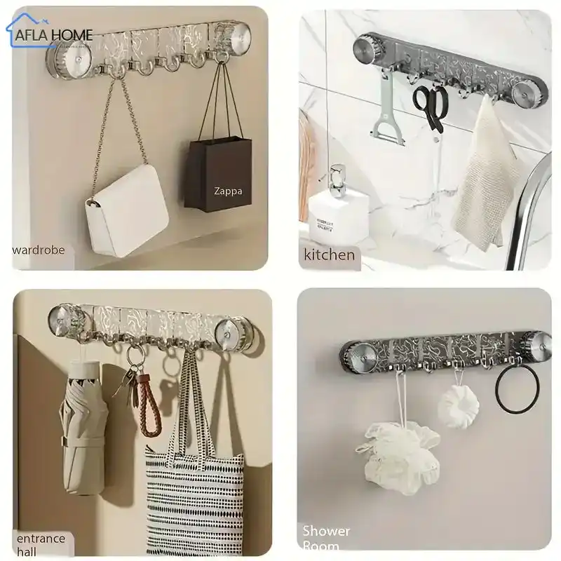 barre ventouse avec crochets maroc pas perçage