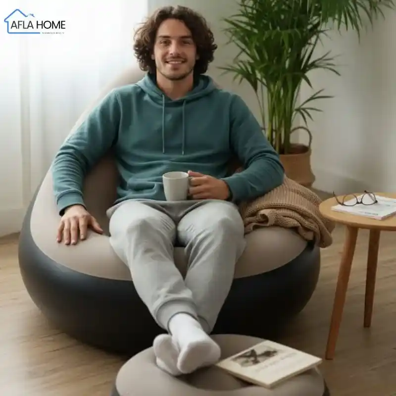 كرسي نفخي للاستراحة المنزلية