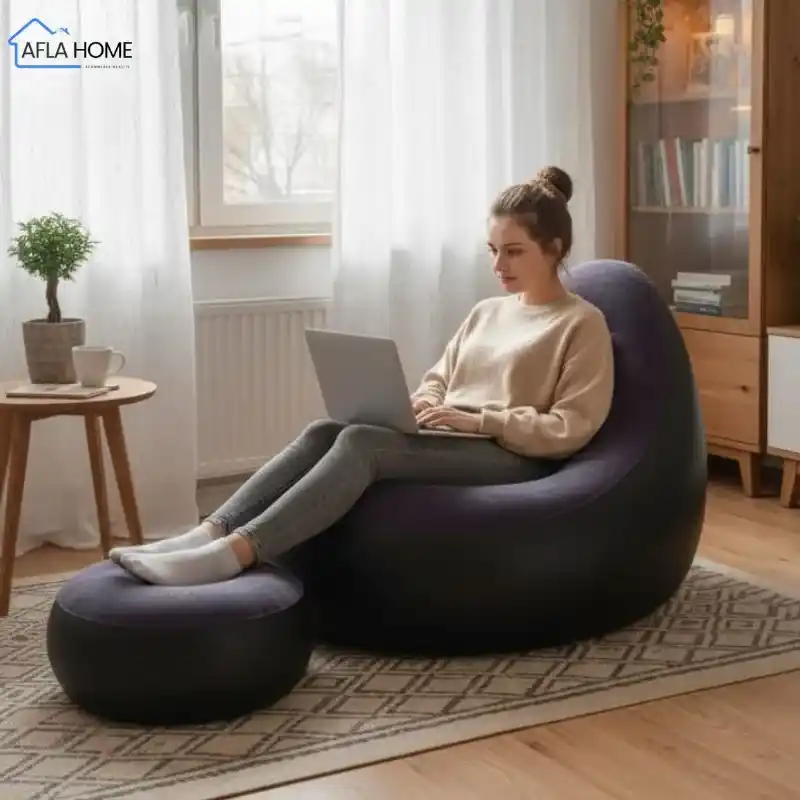 كرسي نفخي للاستراحة المنزلية