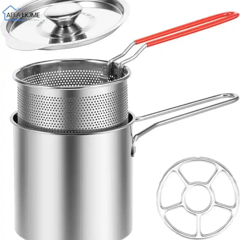 Friteuse inox avec panier multifonction