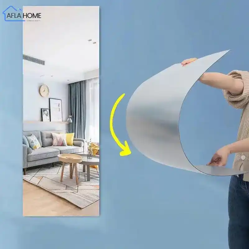 Miroir acrylique adhésif incassable