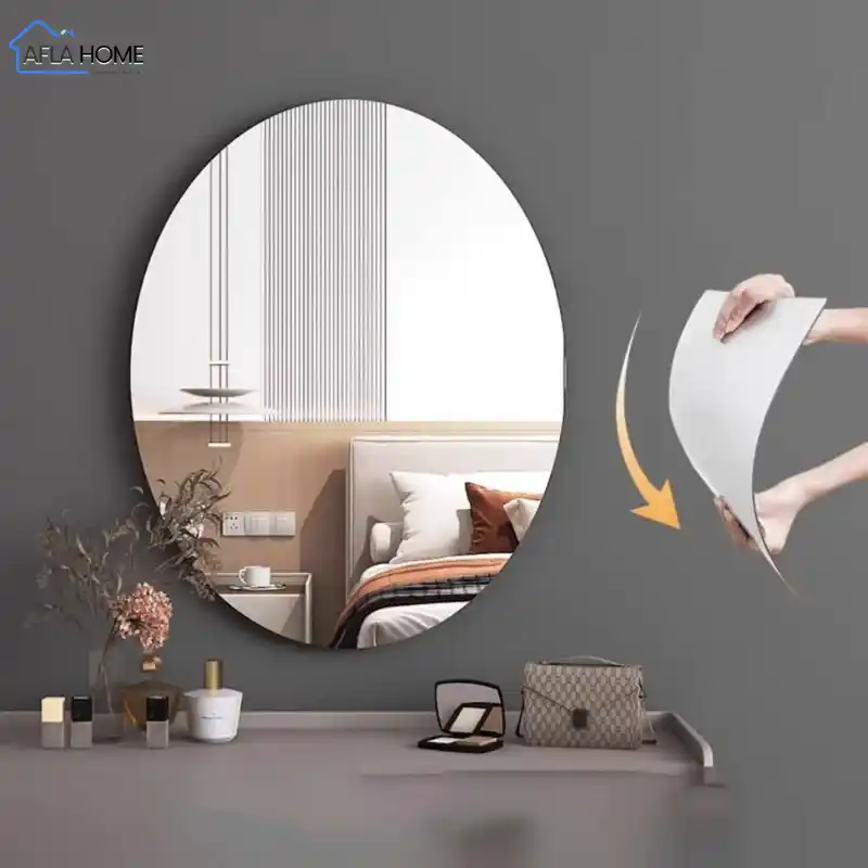 Miroir mural acrylique autocollant