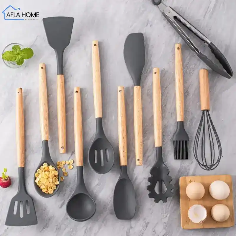 set ustensiles cuisine silicone 12 pièces