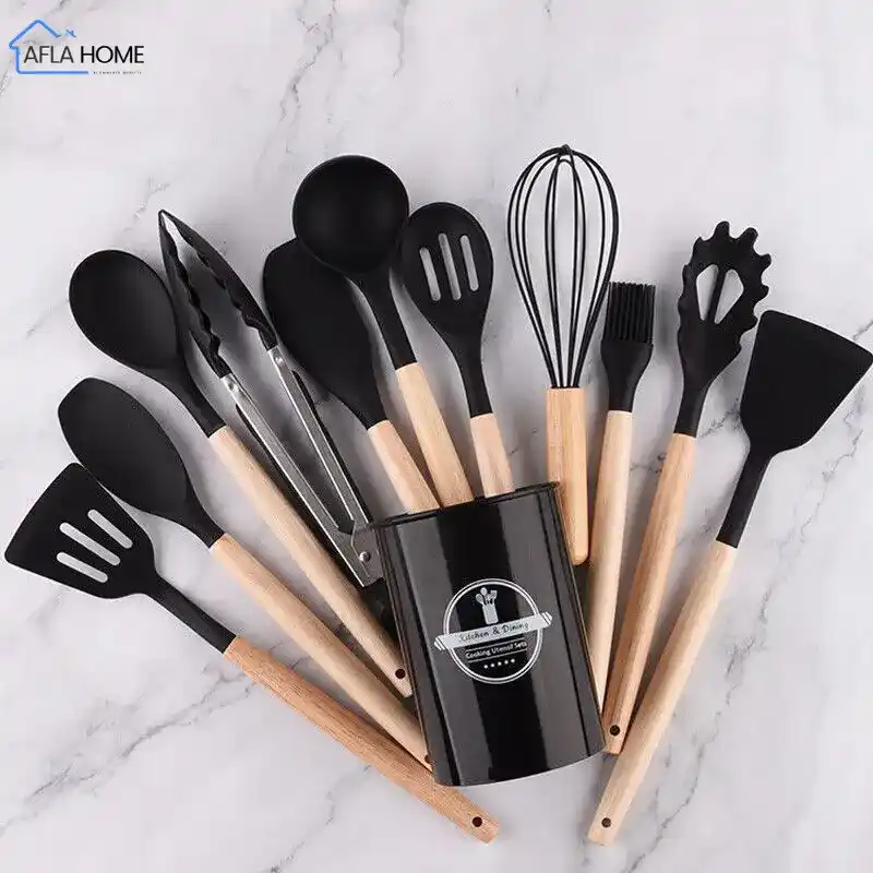 set ustensiles cuisine silicone 12 pièces