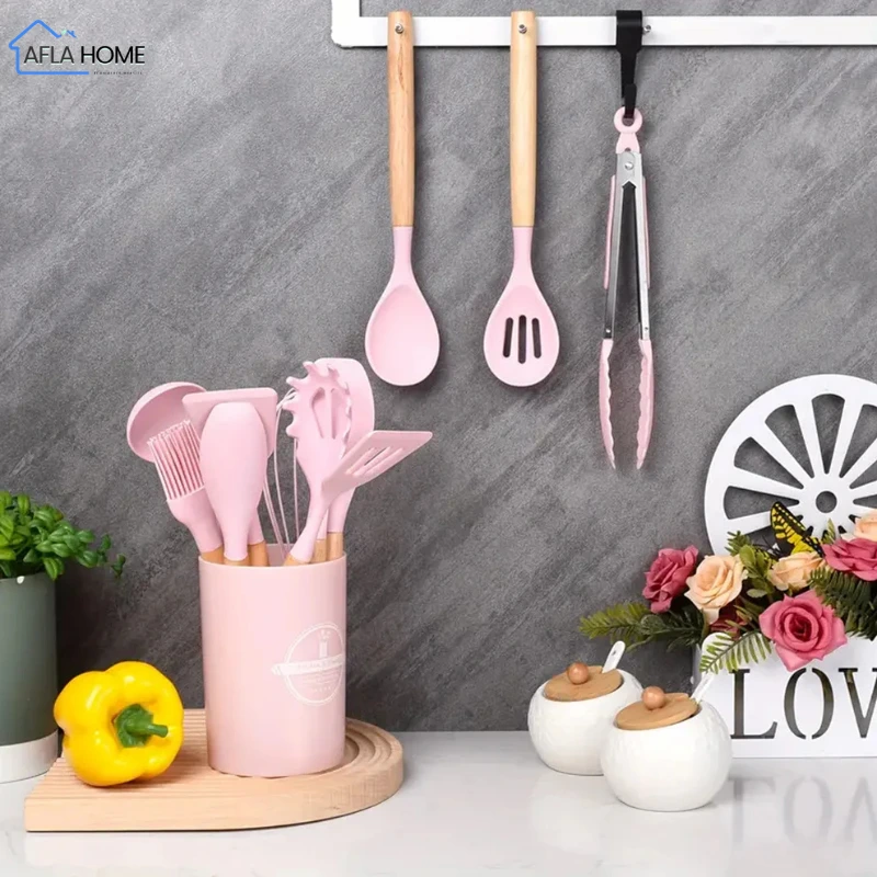 set ustensiles cuisine silicone 12 pièces