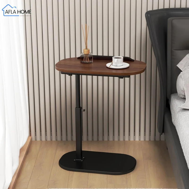 table d’appoint réglable pour lit et canapé