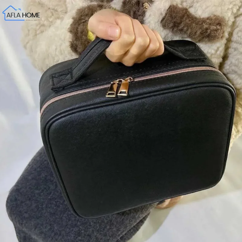 trousse à maquillage miroir LED rechargeable