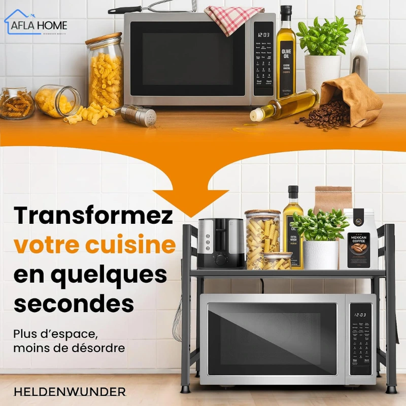 Étagère Micro-onde Extensible Maroc